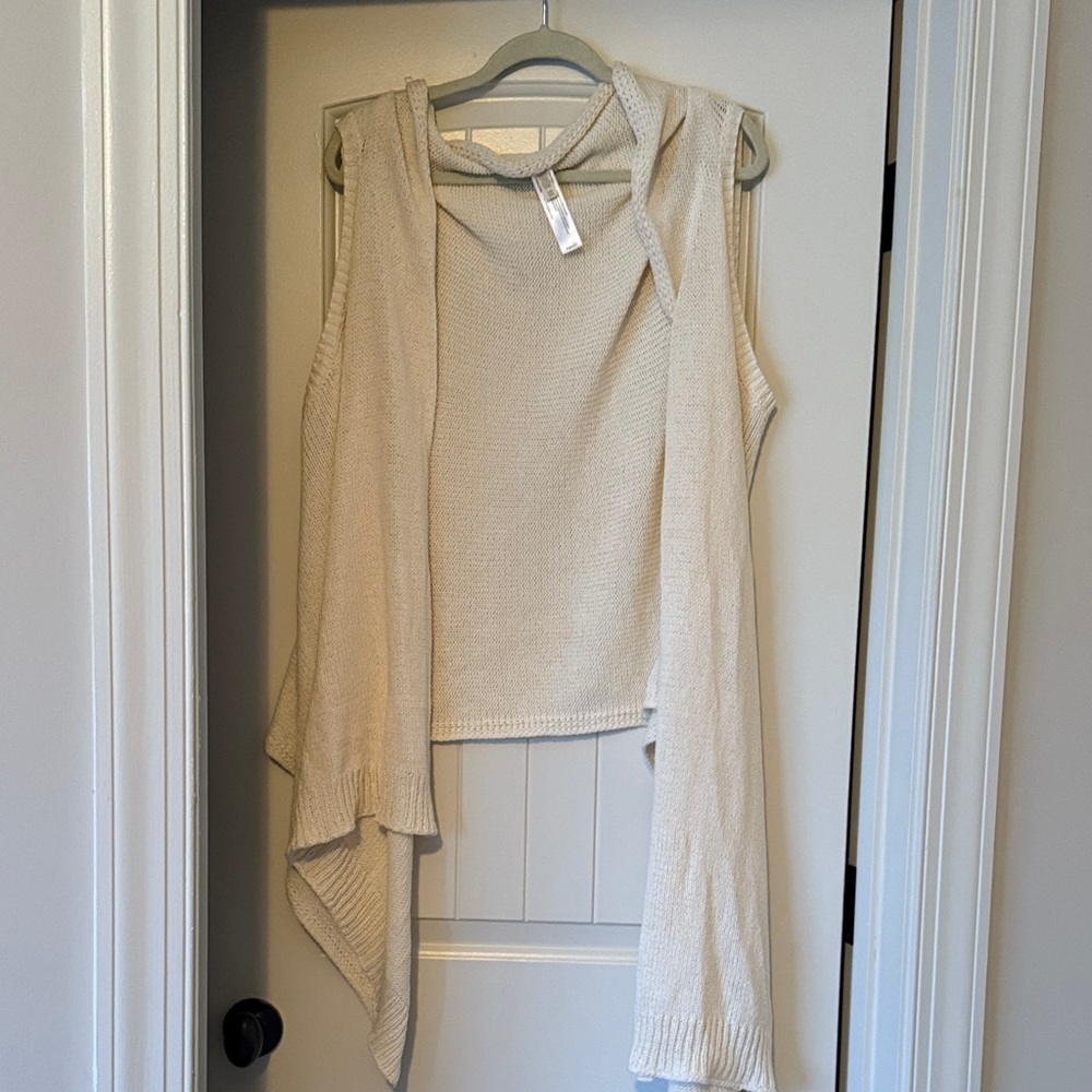 Eileen Fisher White Knit Top